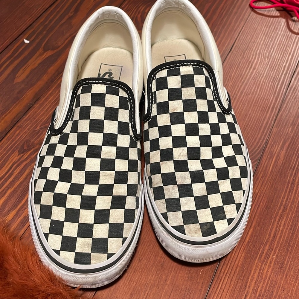 Vans Checkerboard Slip on Shoes